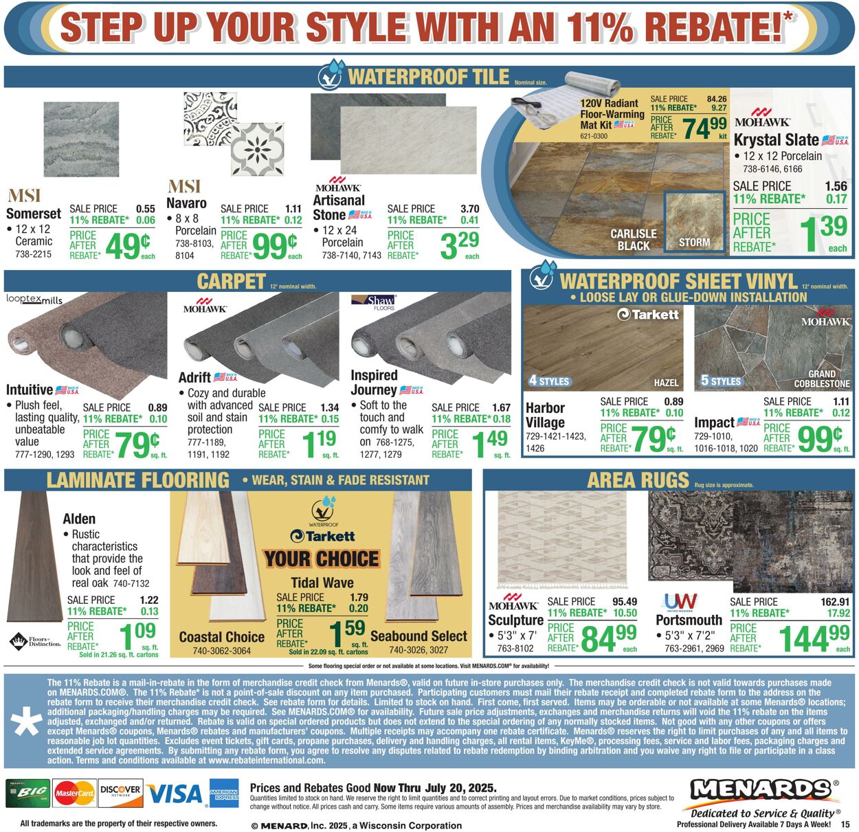 Catalogue Menards from 07/09/2025