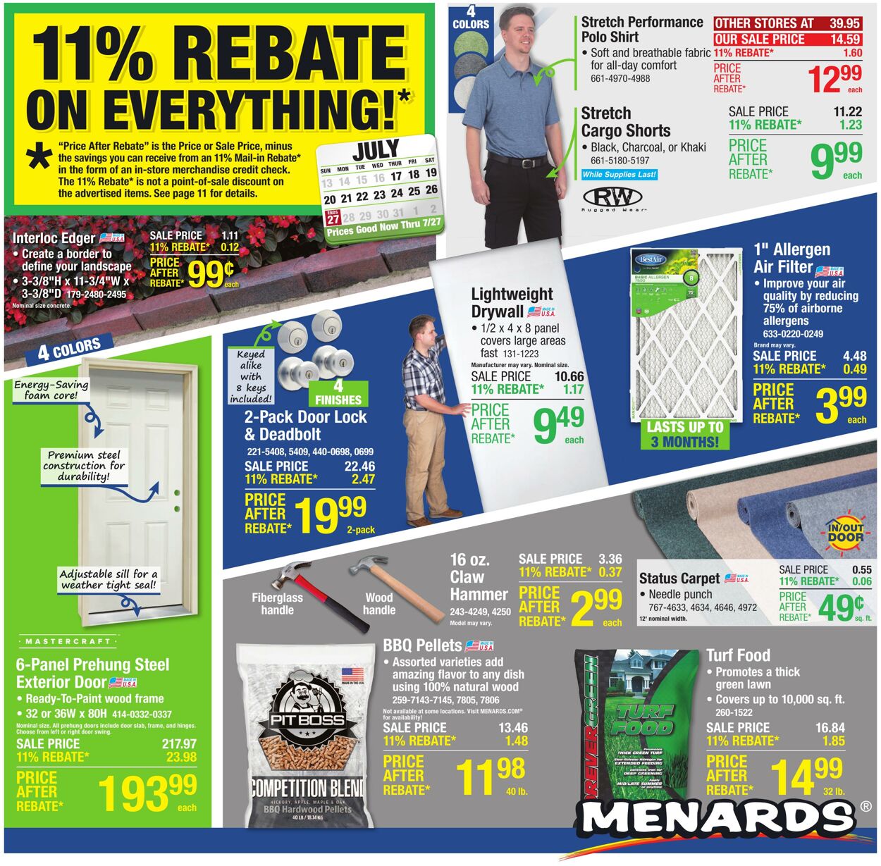 Catalogue Menards from 07/16/2025