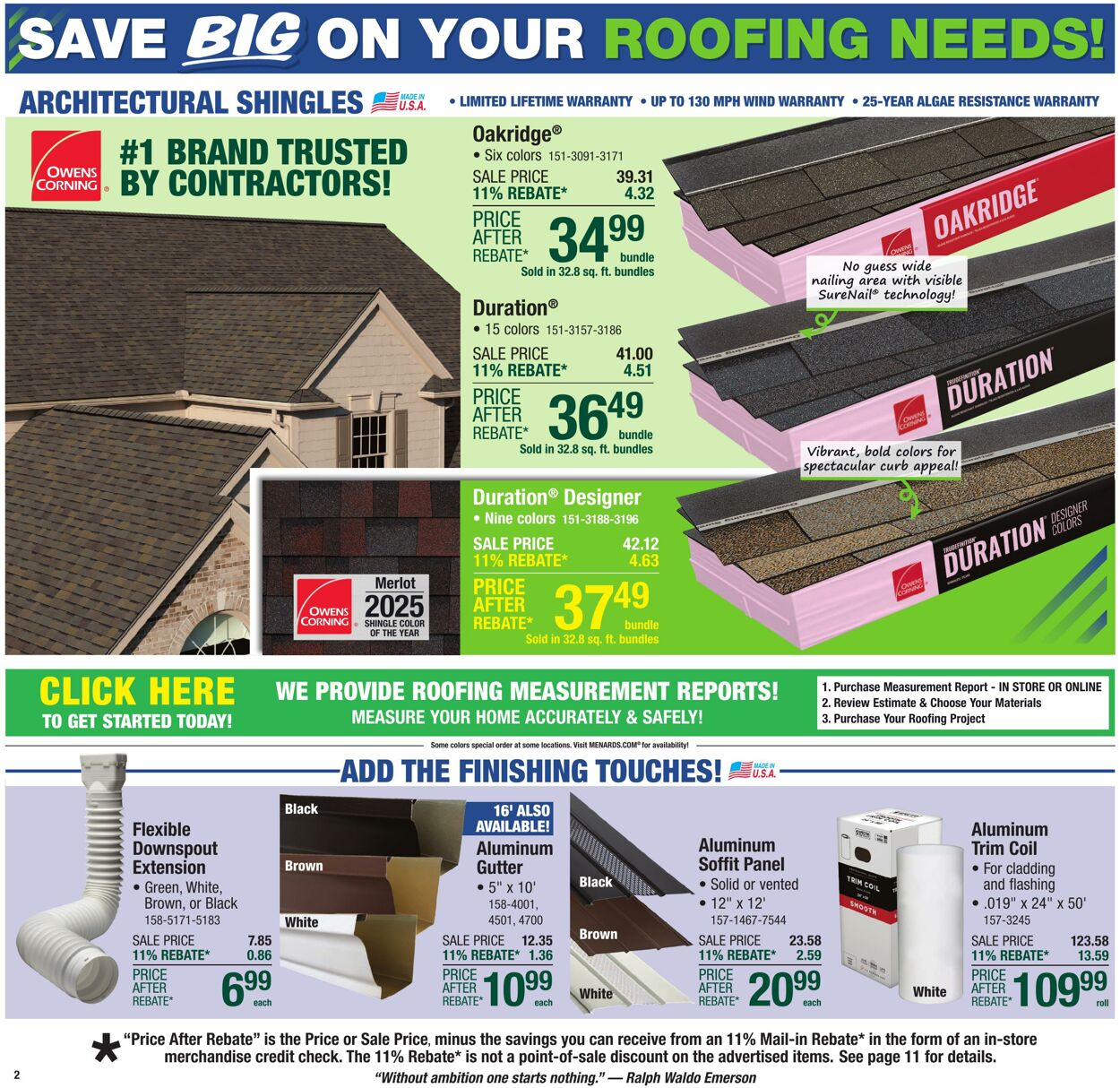 Catalogue Menards from 07/16/2025