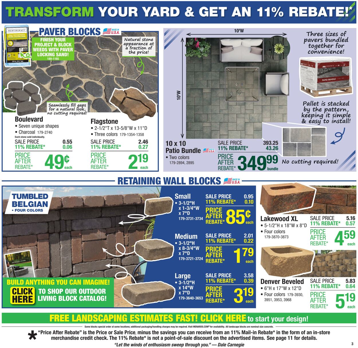 Catalogue Menards from 07/16/2025