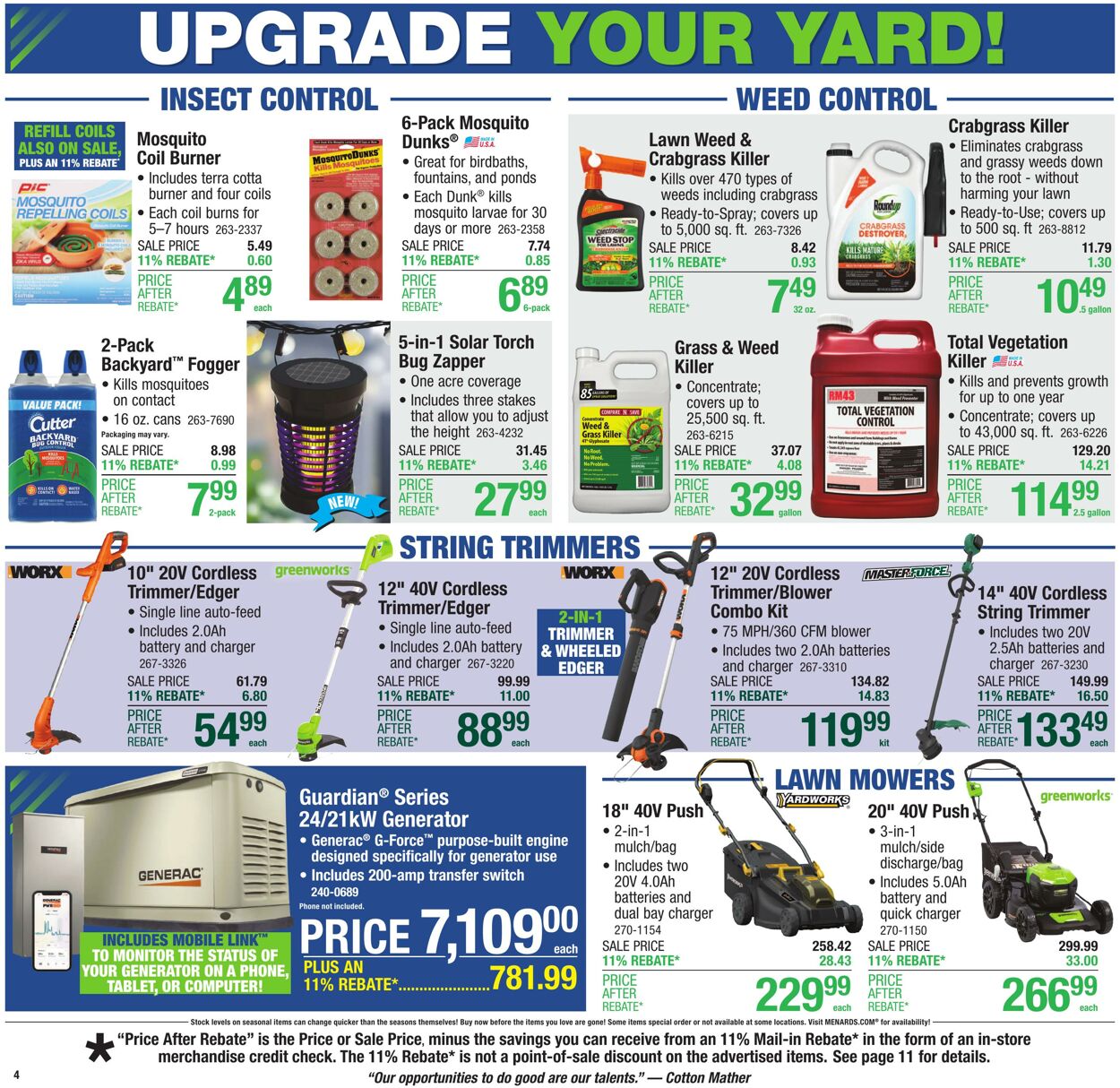 Catalogue Menards from 07/16/2025