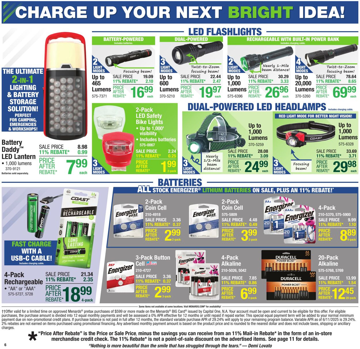 Catalogue Menards from 07/16/2025