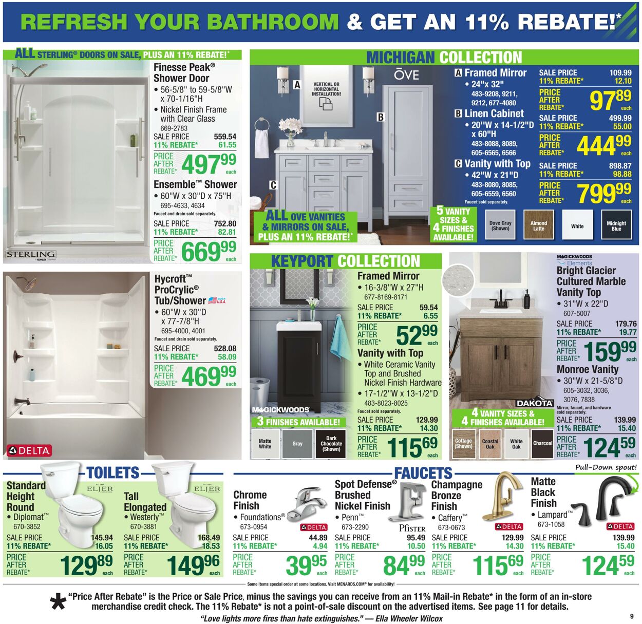 Catalogue Menards from 07/16/2025