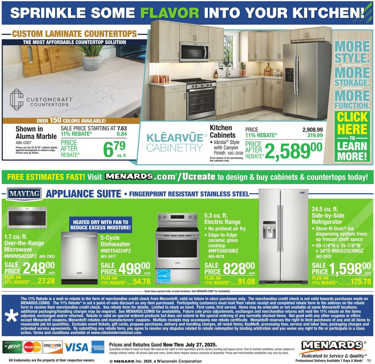 Catalogue Menards from 07/16/2025