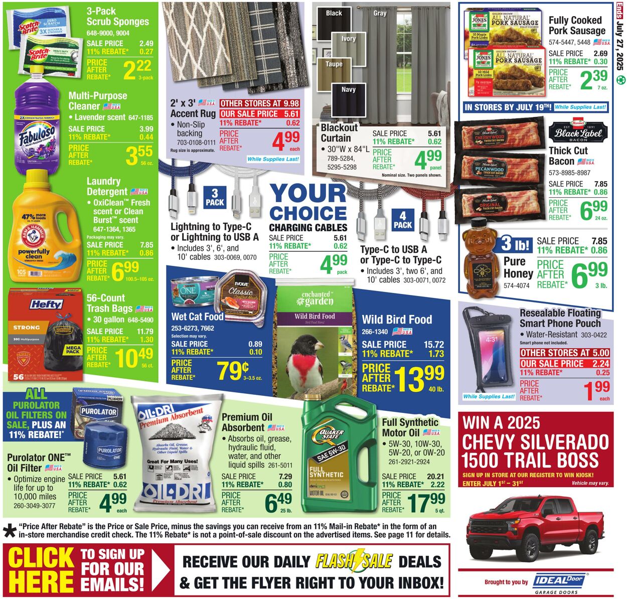 Catalogue Menards from 07/16/2025