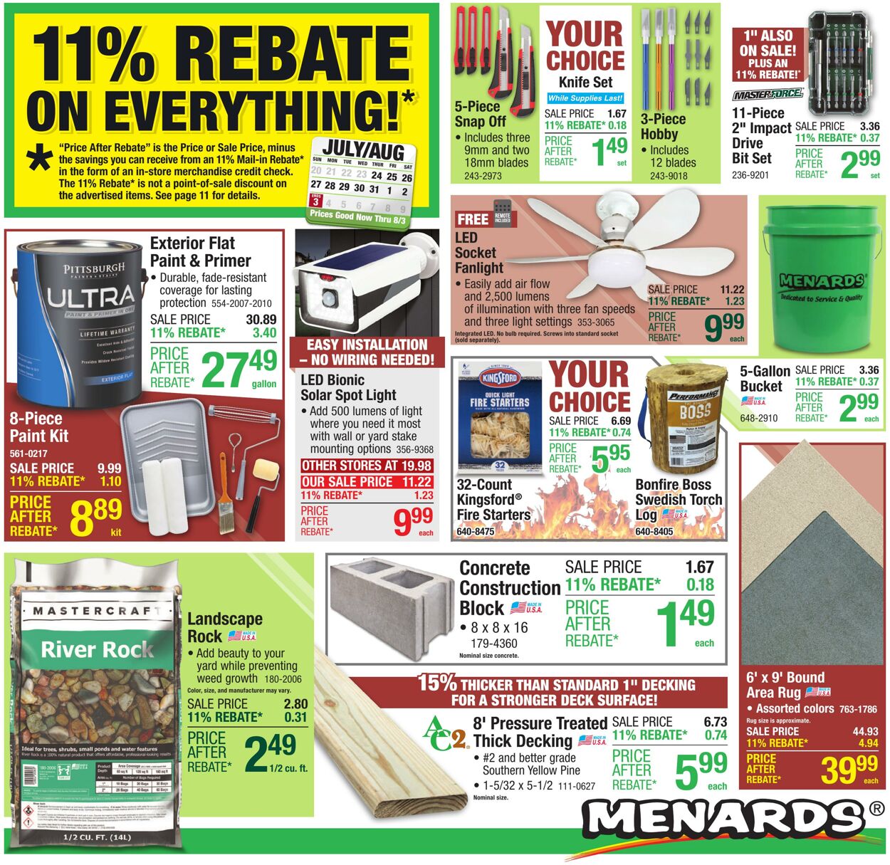 Catalogue Menards from 07/23/2025