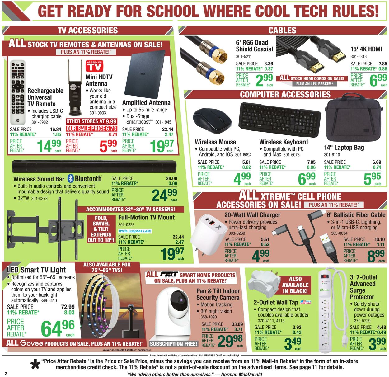 Catalogue Menards from 07/23/2025
