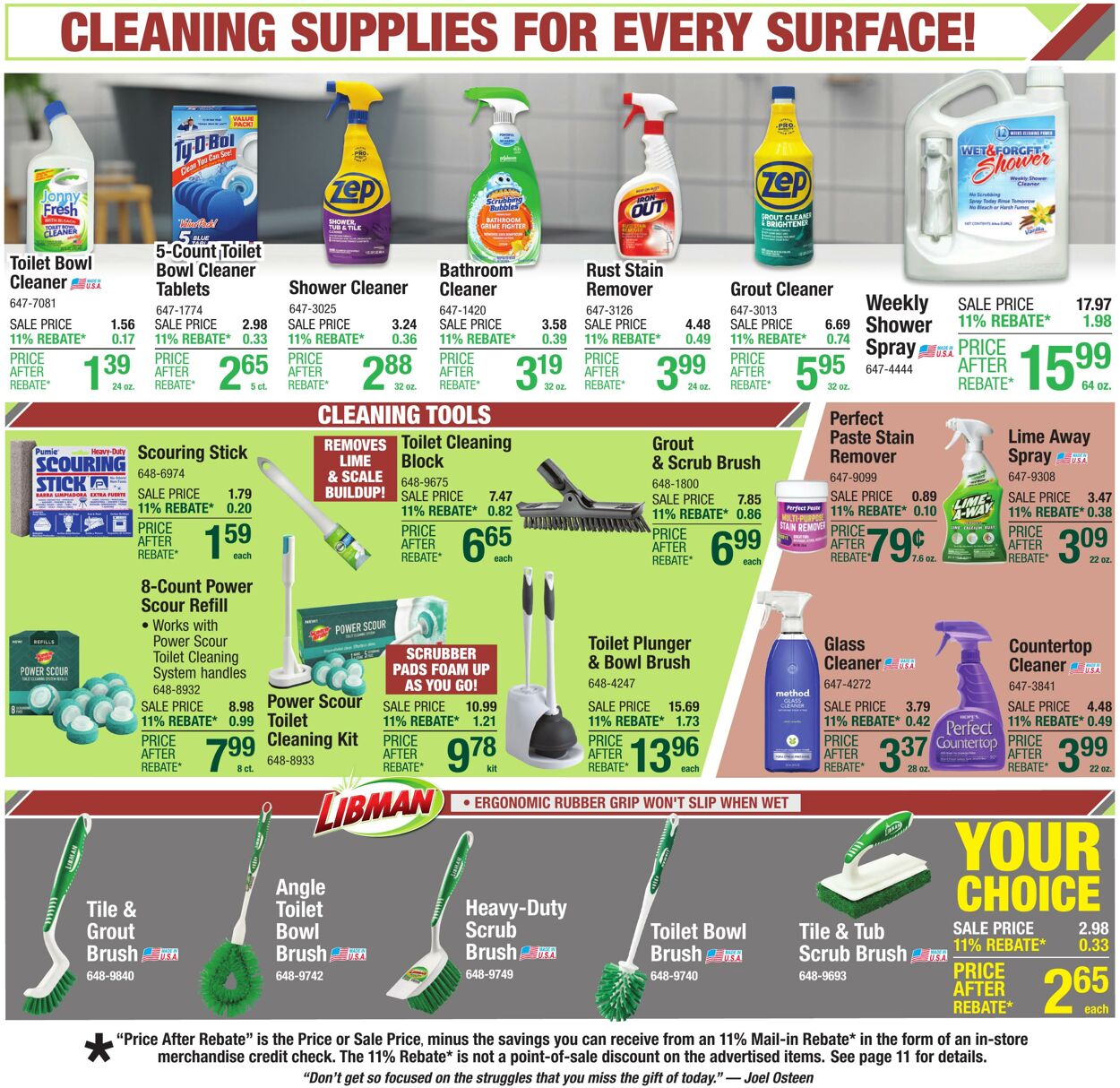 Catalogue Menards from 07/23/2025