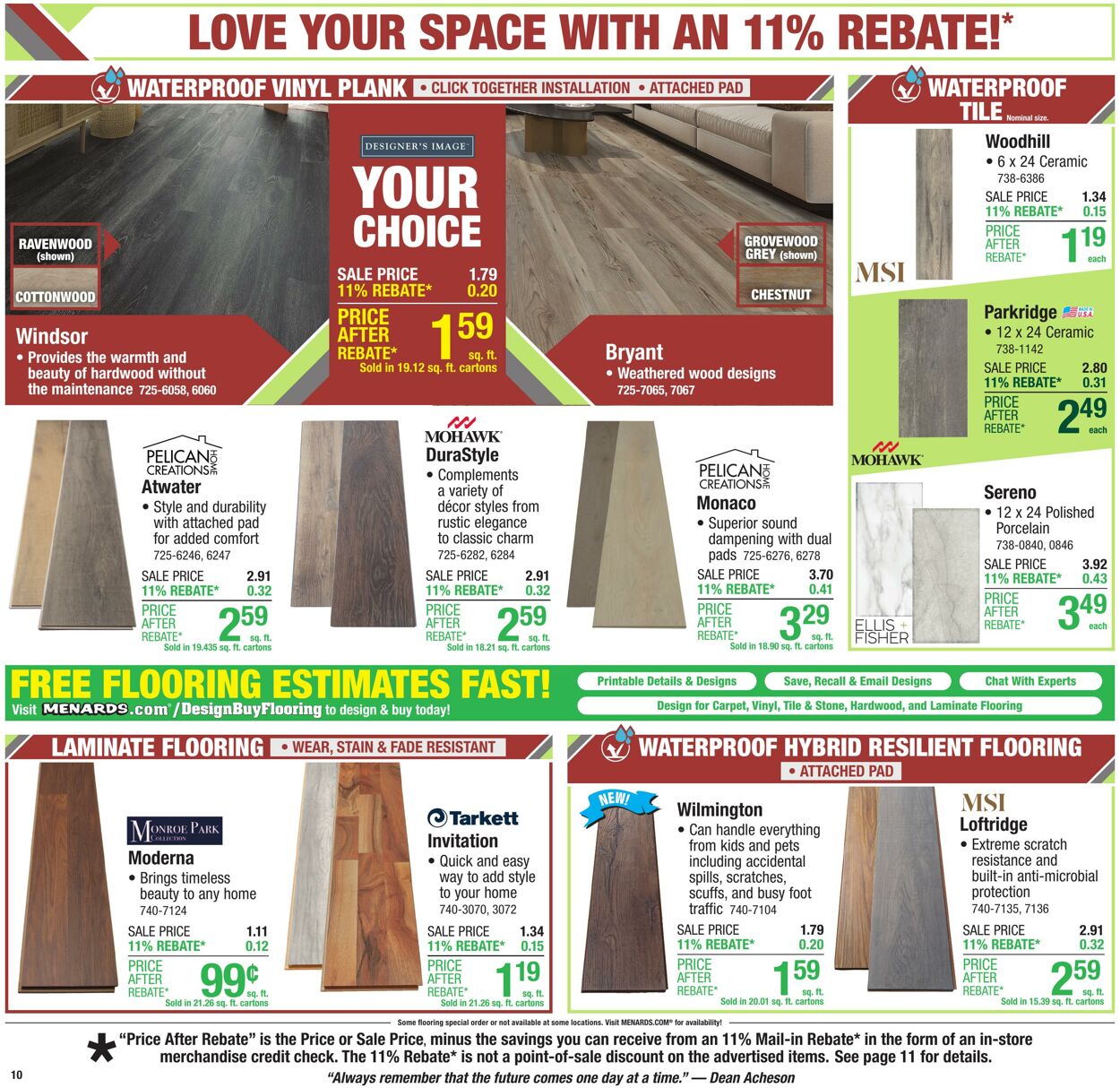 Catalogue Menards from 07/23/2025