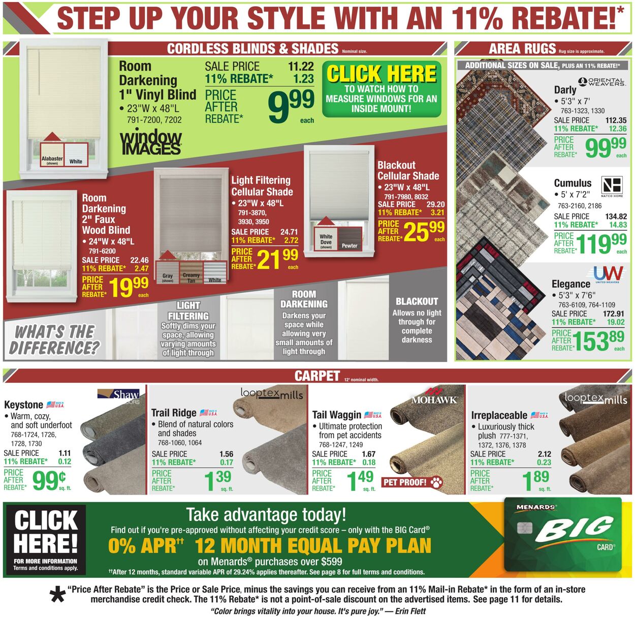 Catalogue Menards from 07/23/2025