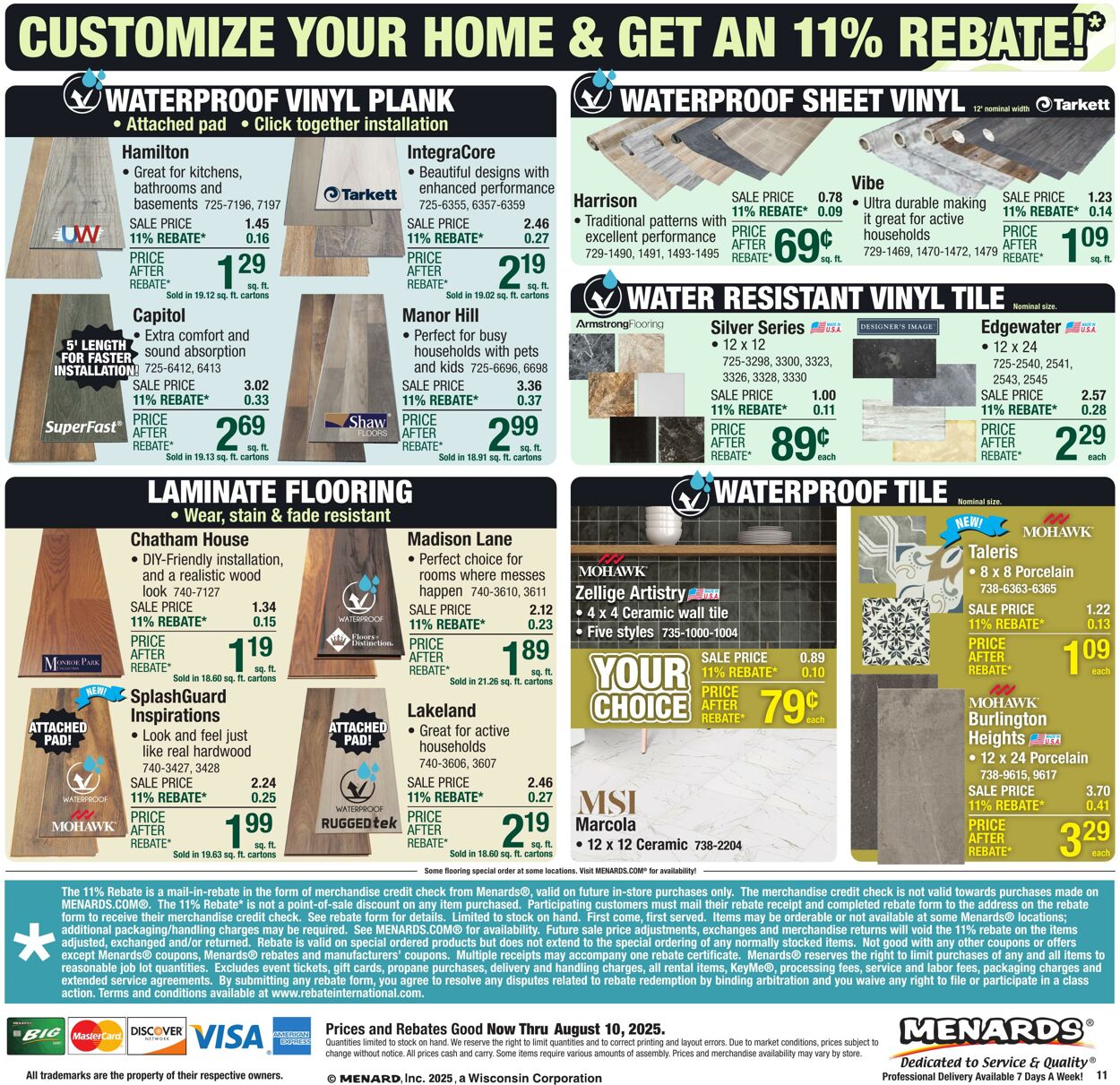 Catalogue Menards from 07/30/2025