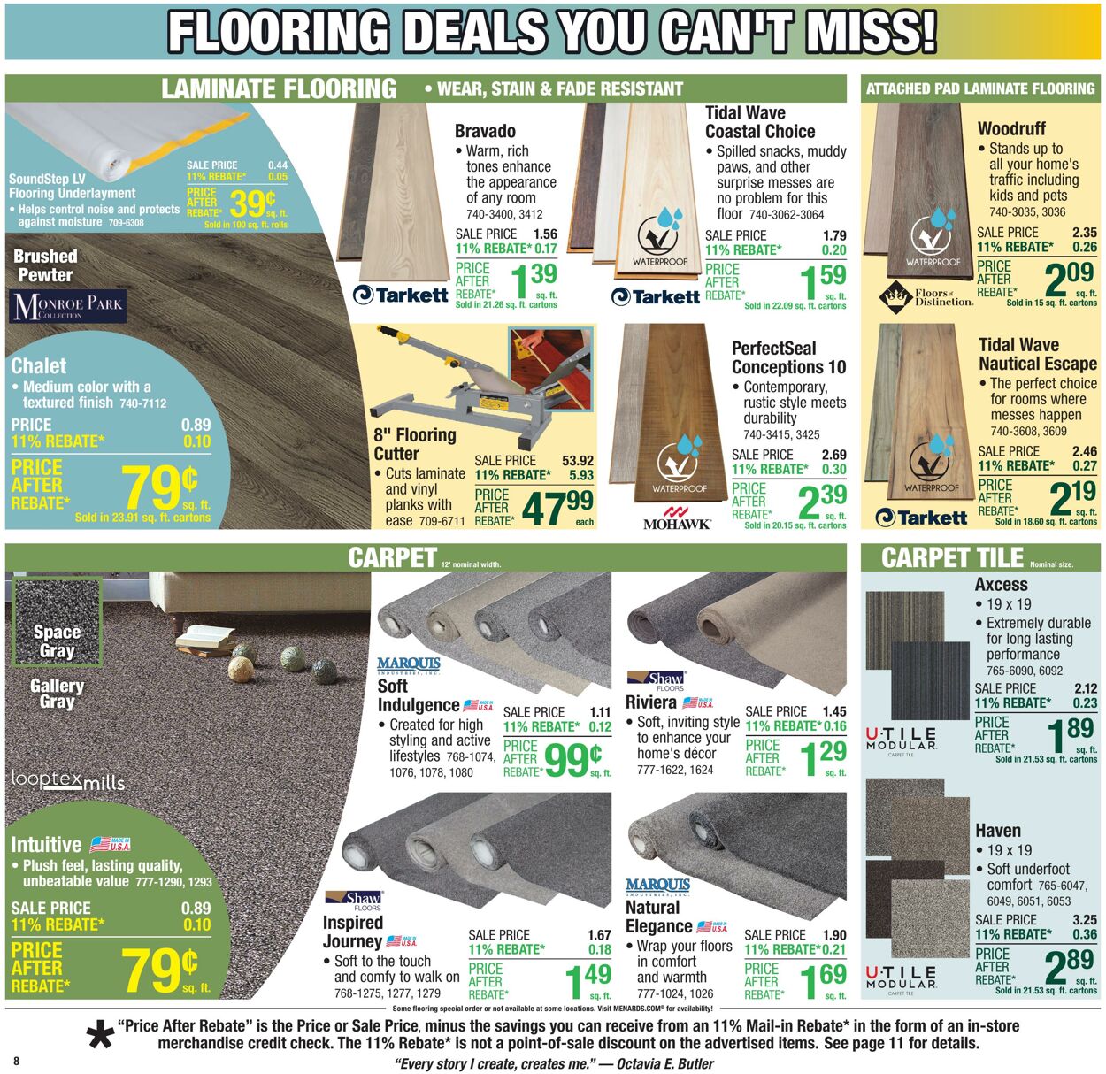 Catalogue Menards from 08/06/2025