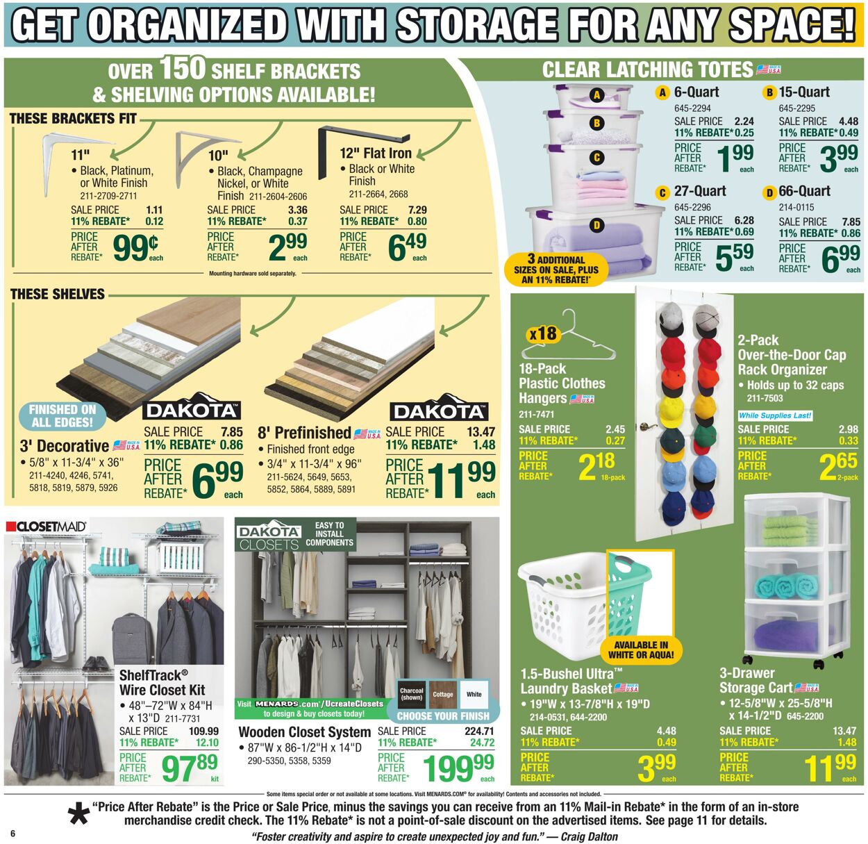 Catalogue Menards from 08/06/2025