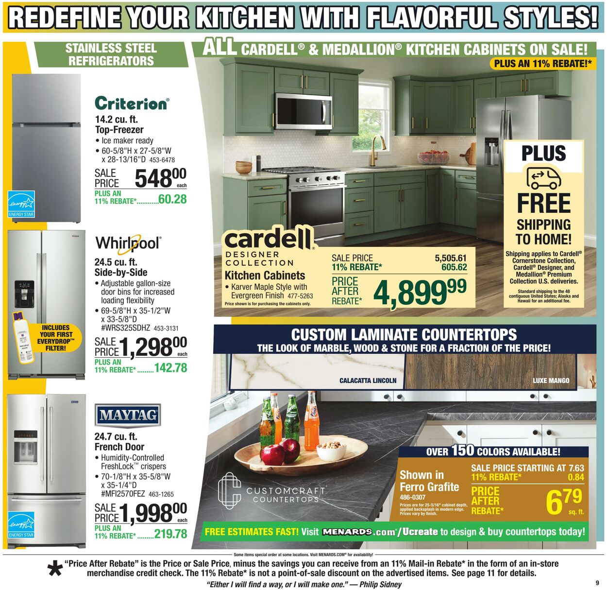 Catalogue Menards from 08/06/2025