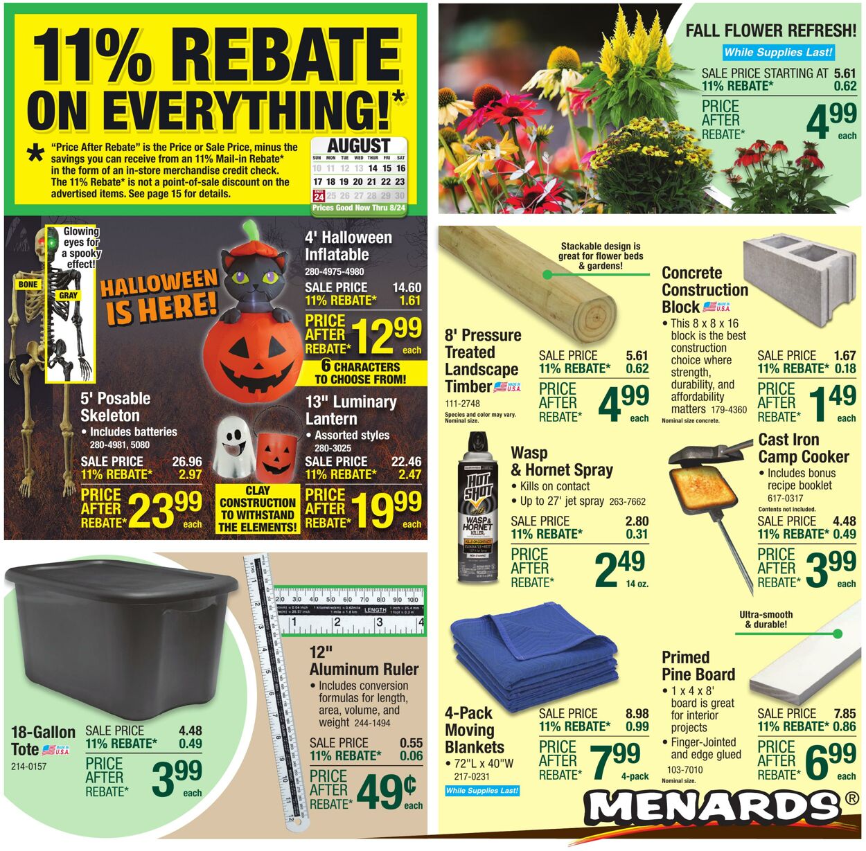 Catalogue Menards from 08/13/2025