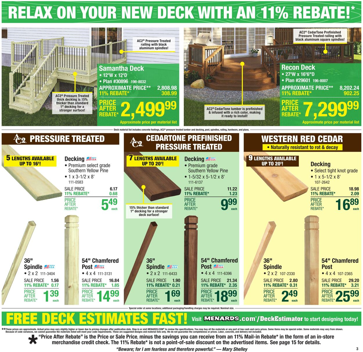Catalogue Menards from 08/13/2025
