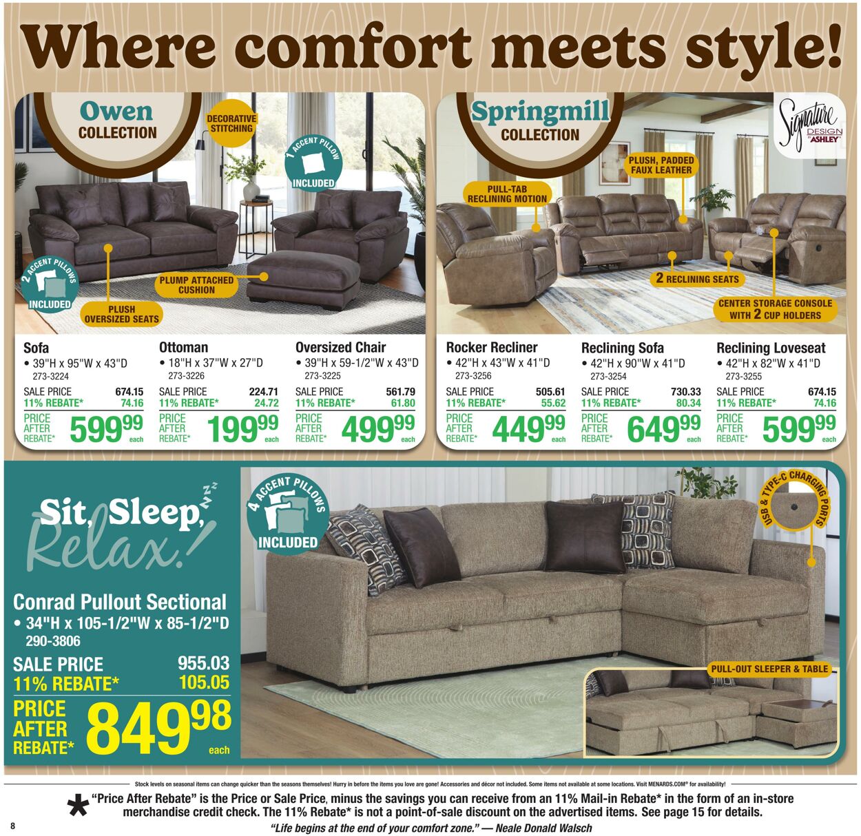 Catalogue Menards from 08/13/2025