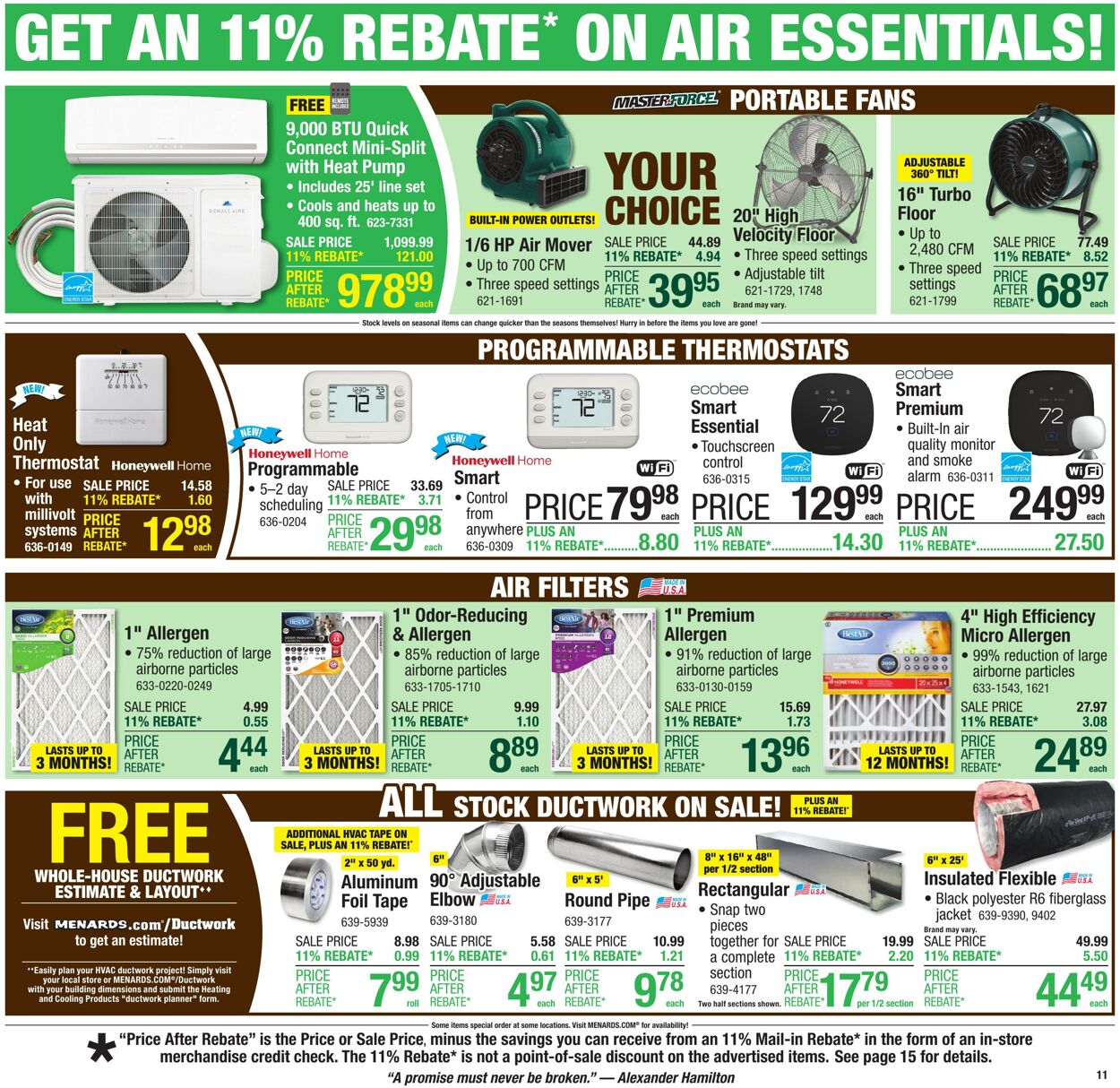 Catalogue Menards from 08/13/2025