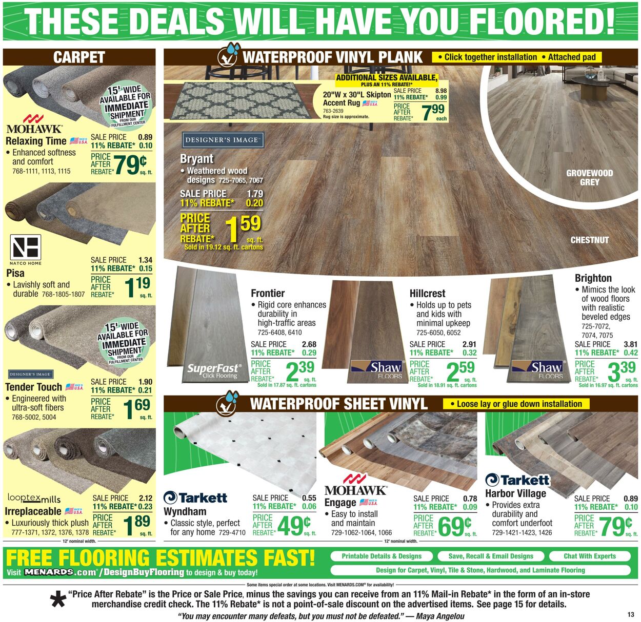 Catalogue Menards from 08/13/2025