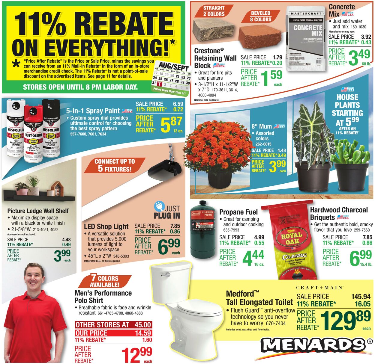 Catalogue Menards from 08/20/2025