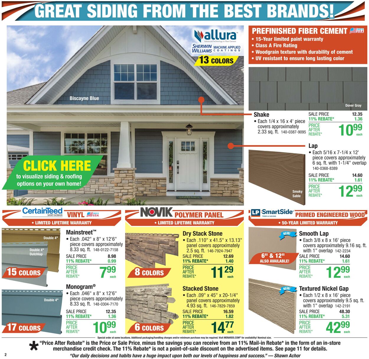Catalogue Menards from 08/20/2025