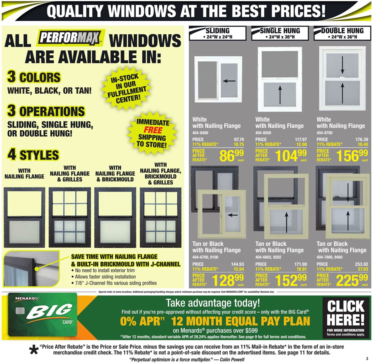 Catalogue Menards from 08/20/2025