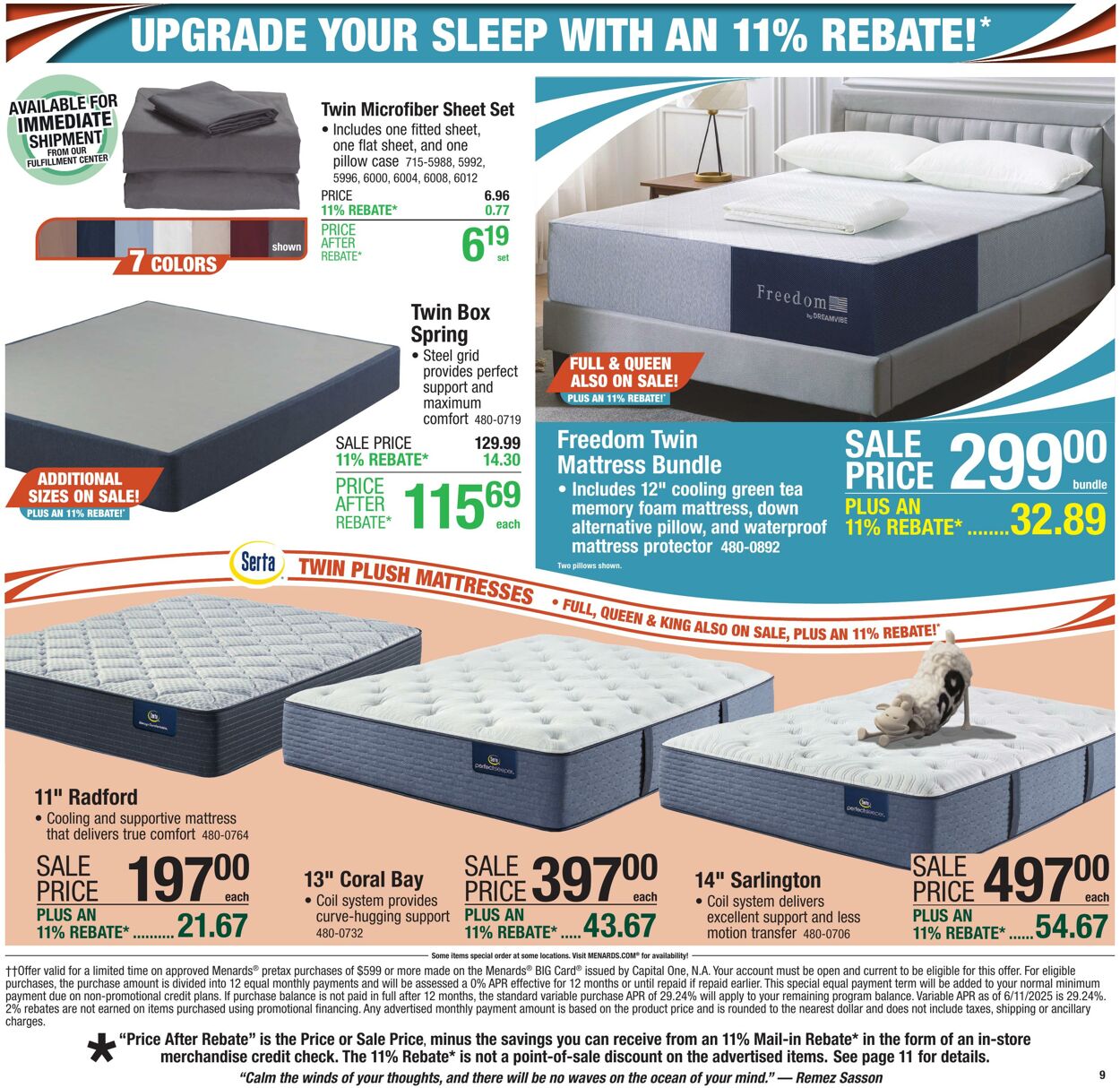 Catalogue Menards from 08/20/2025