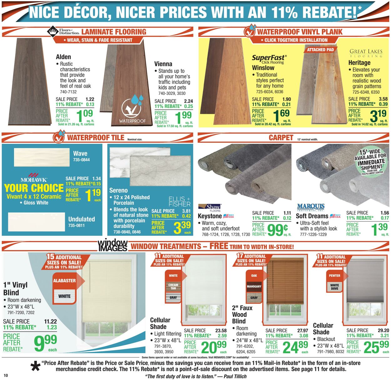 Catalogue Menards from 08/20/2025
