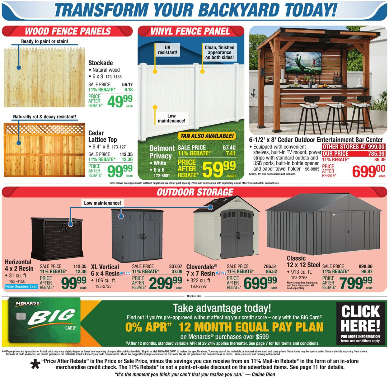 Catalogue Menards from 08/27/2025