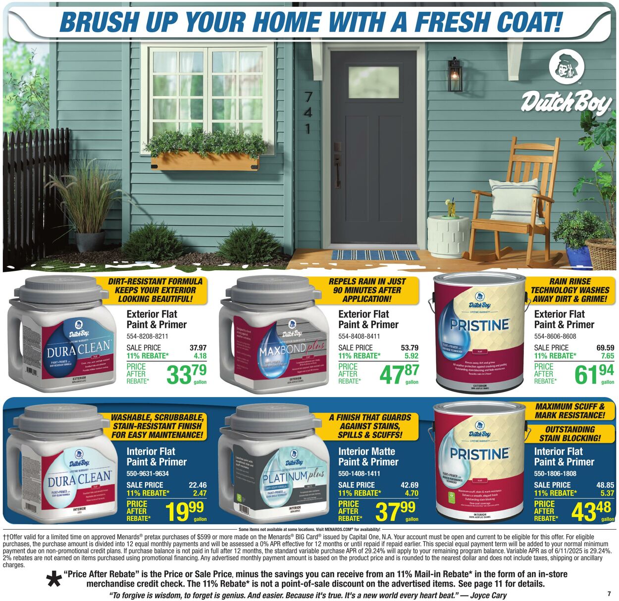 Catalogue Menards from 08/27/2025