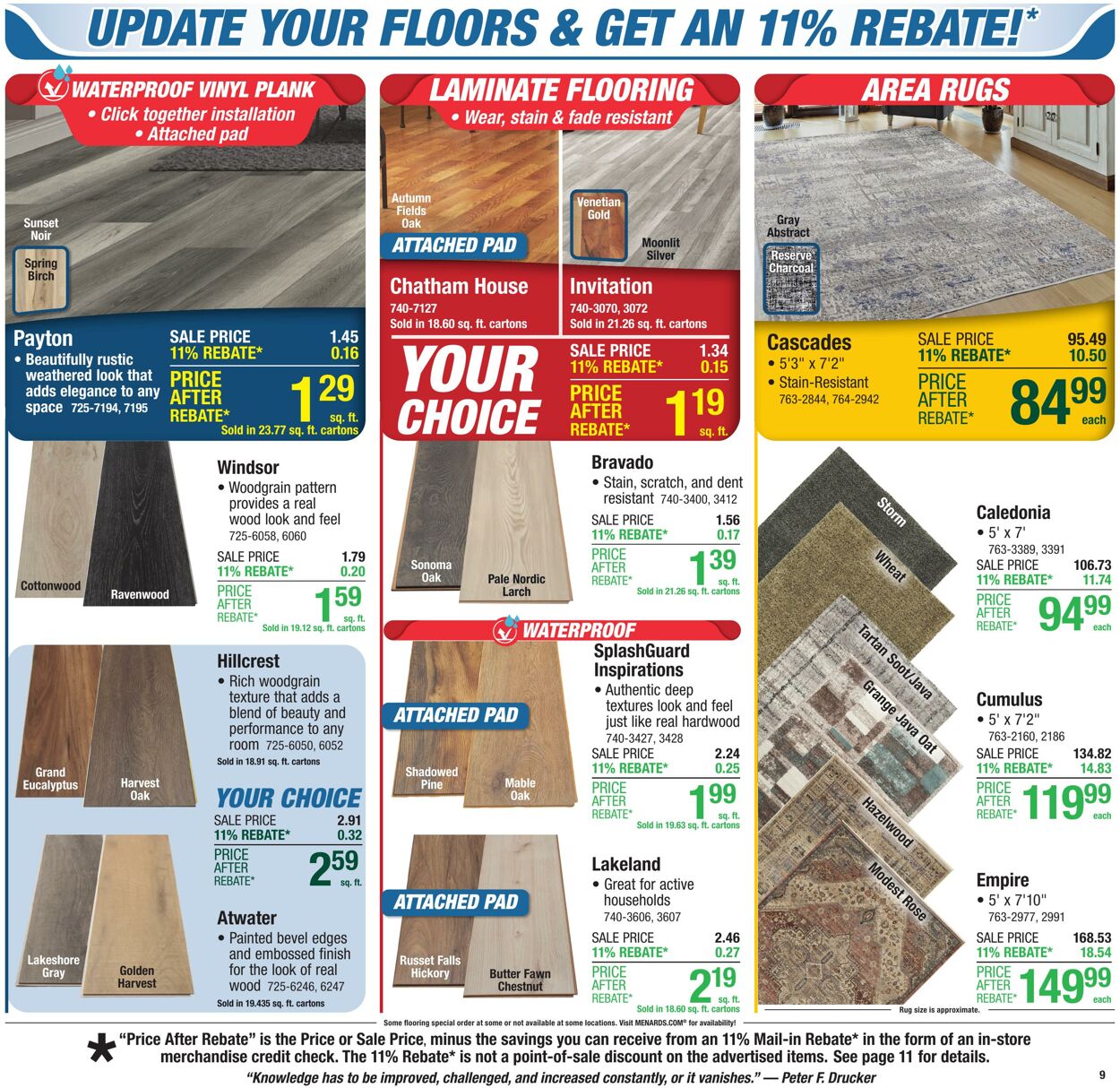 Catalogue Menards from 08/27/2025