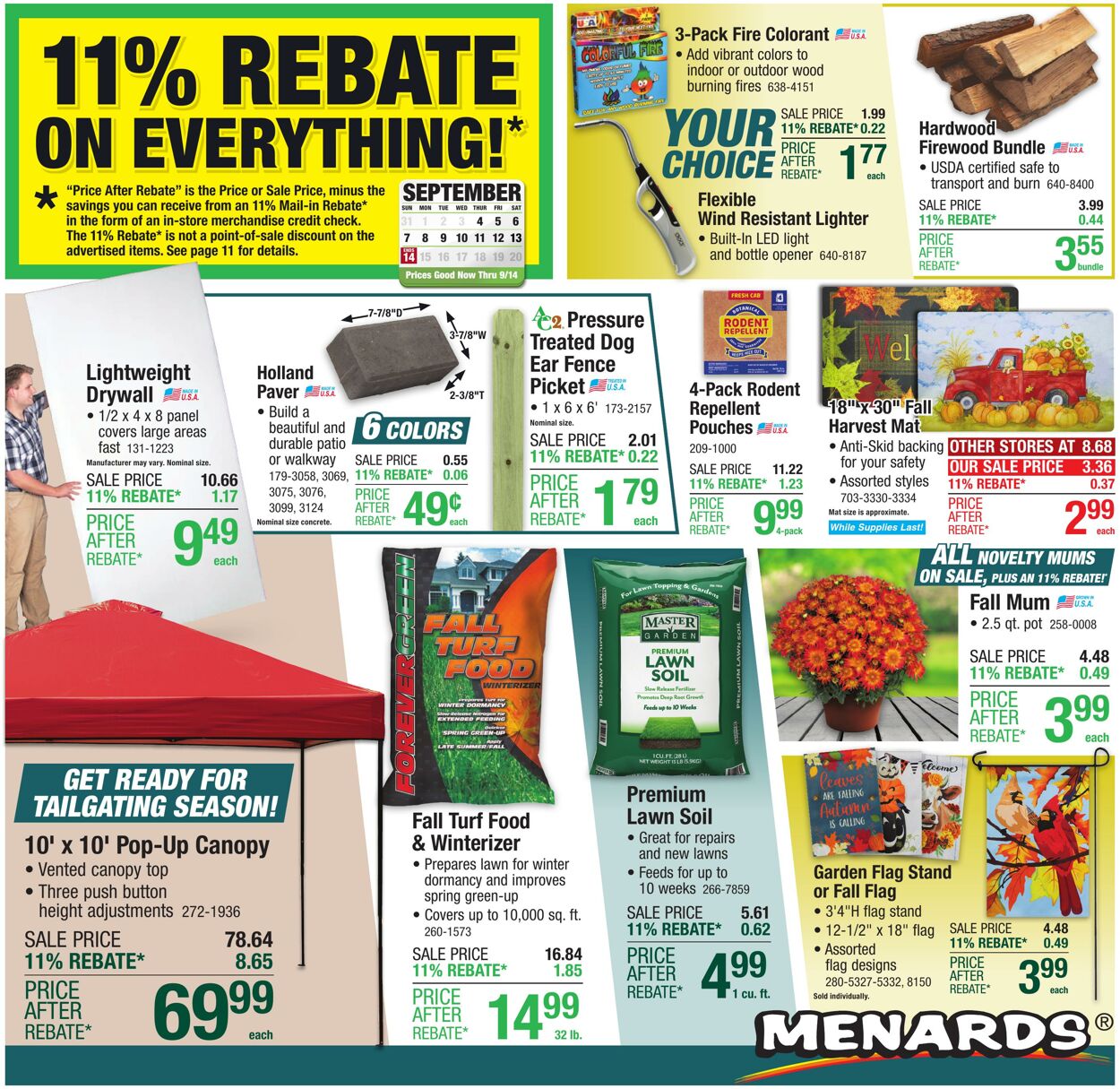 Catalogue Menards from 09/03/2025