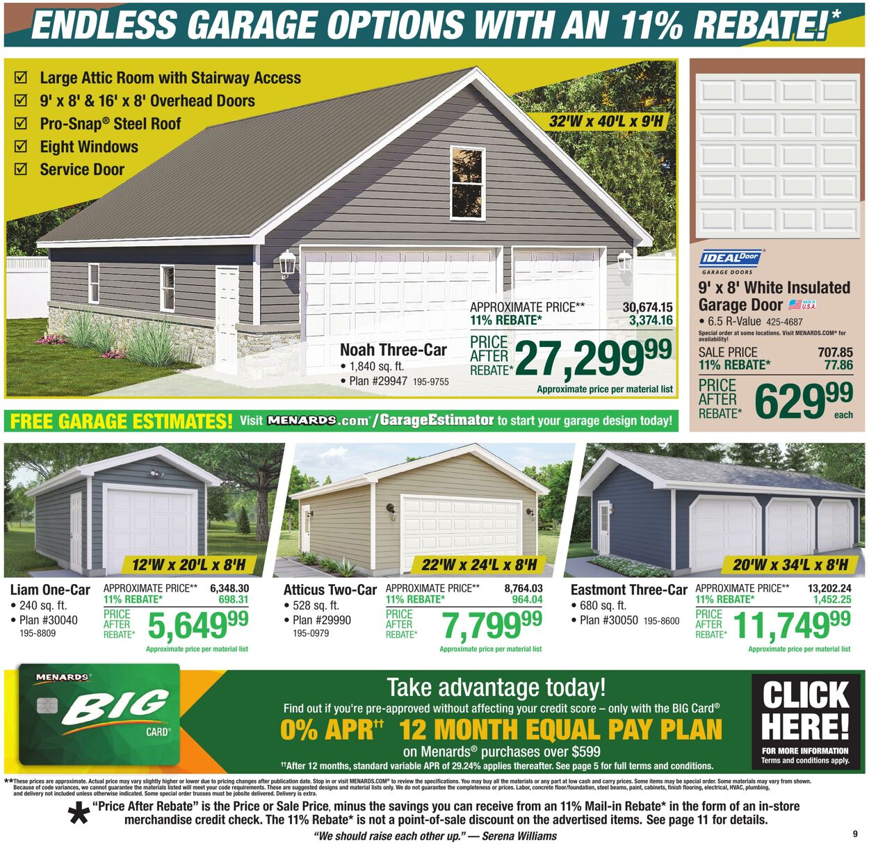 Catalogue Menards from 09/03/2025