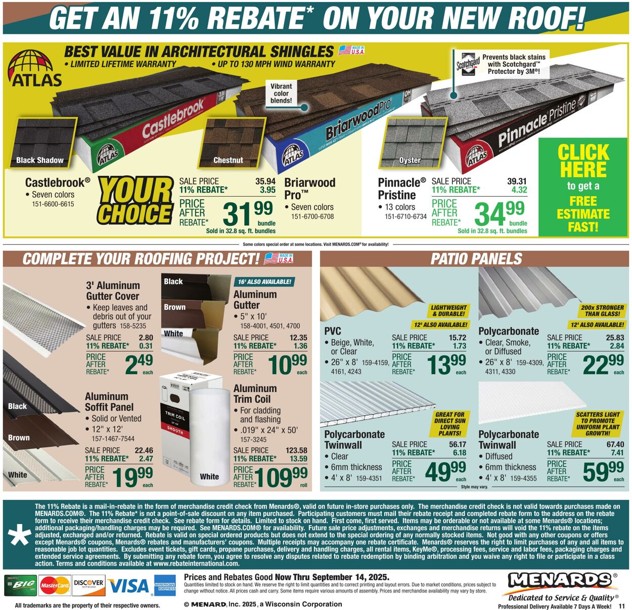 Catalogue Menards from 09/03/2025