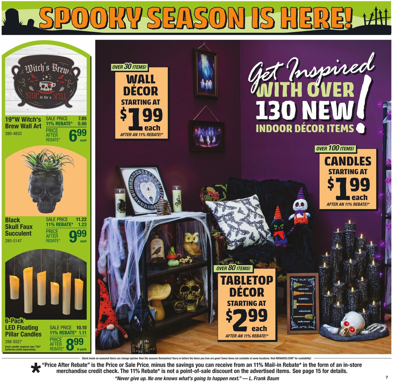 Catalogue Menards from 09/10/2025
