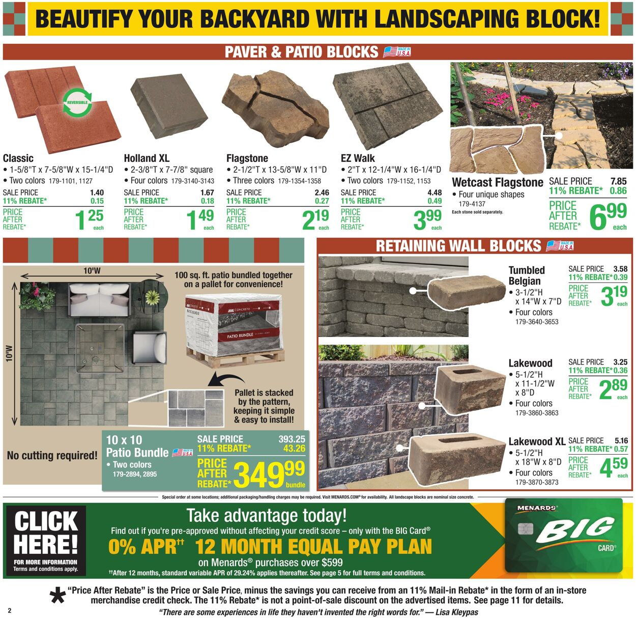 Catalogue Menards from 09/17/2025