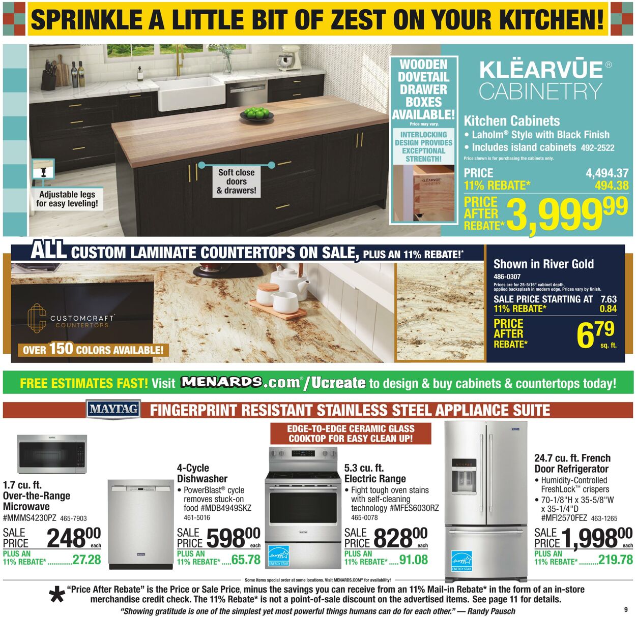 Catalogue Menards from 09/17/2025