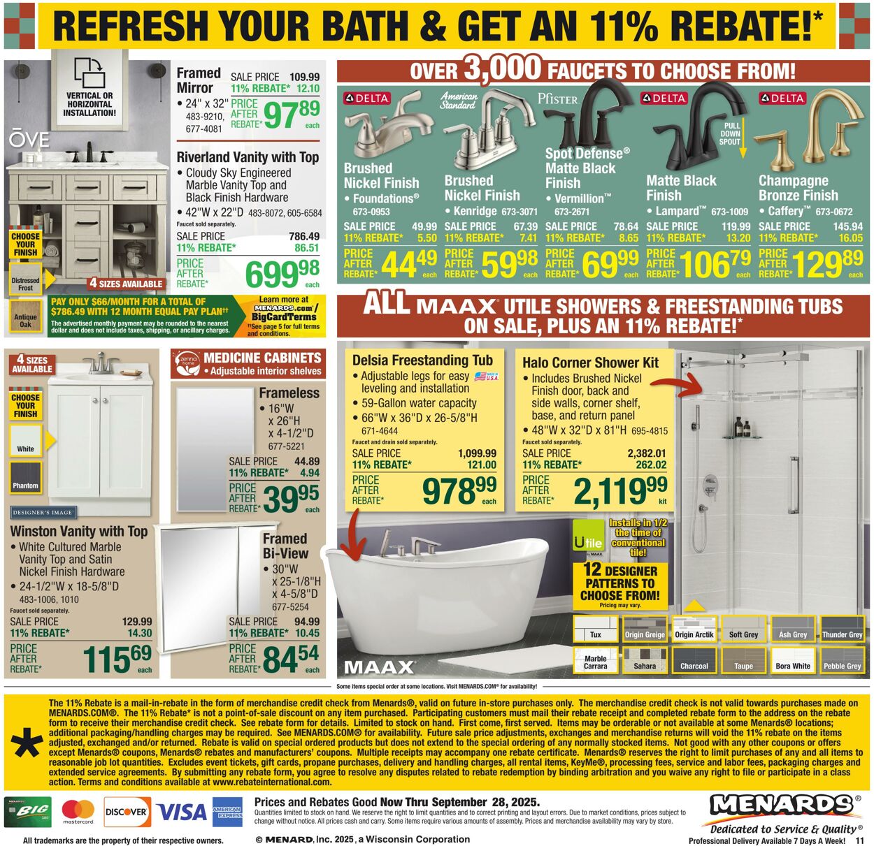 Catalogue Menards from 09/17/2025