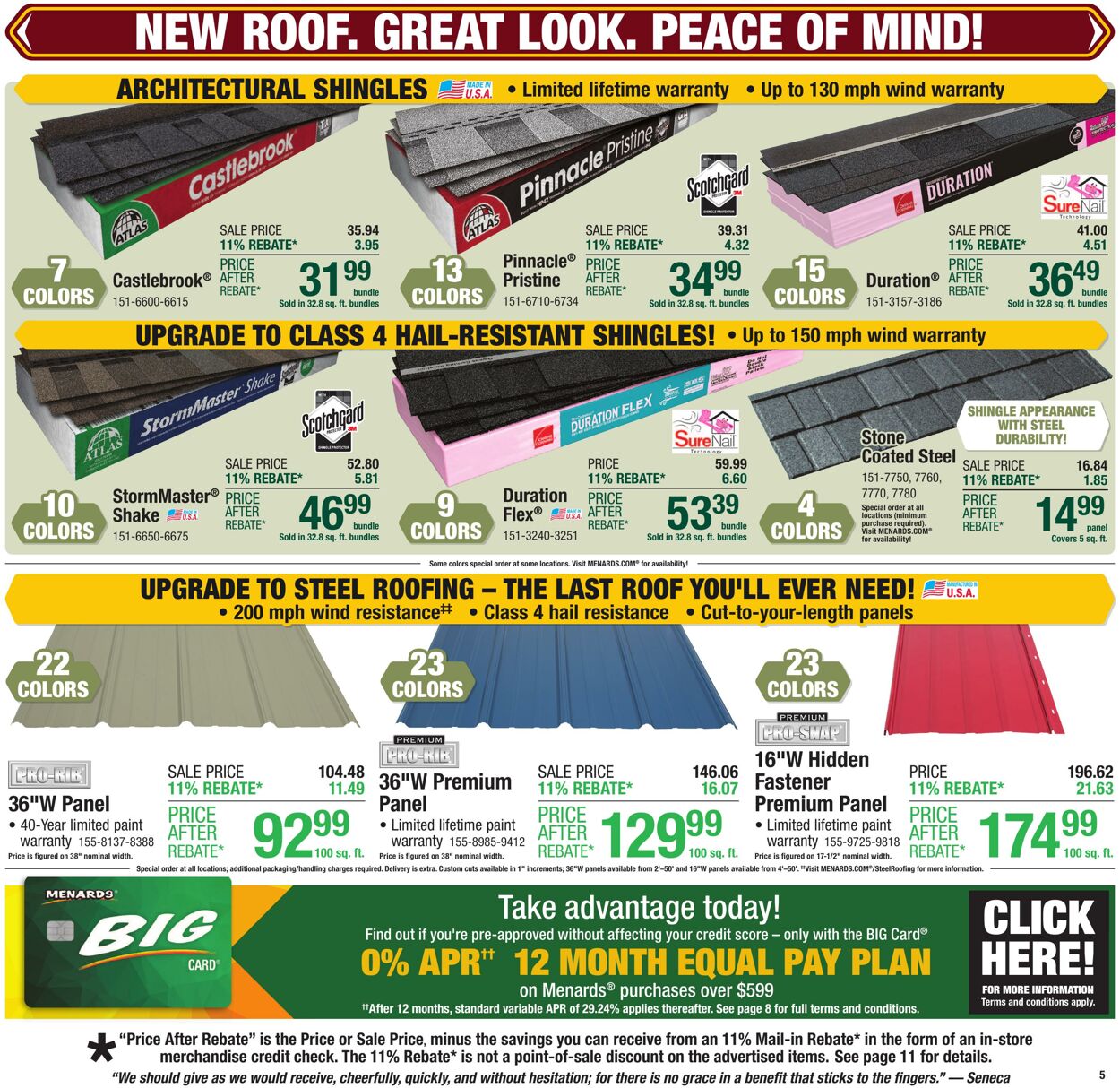 Catalogue Menards from 09/24/2025