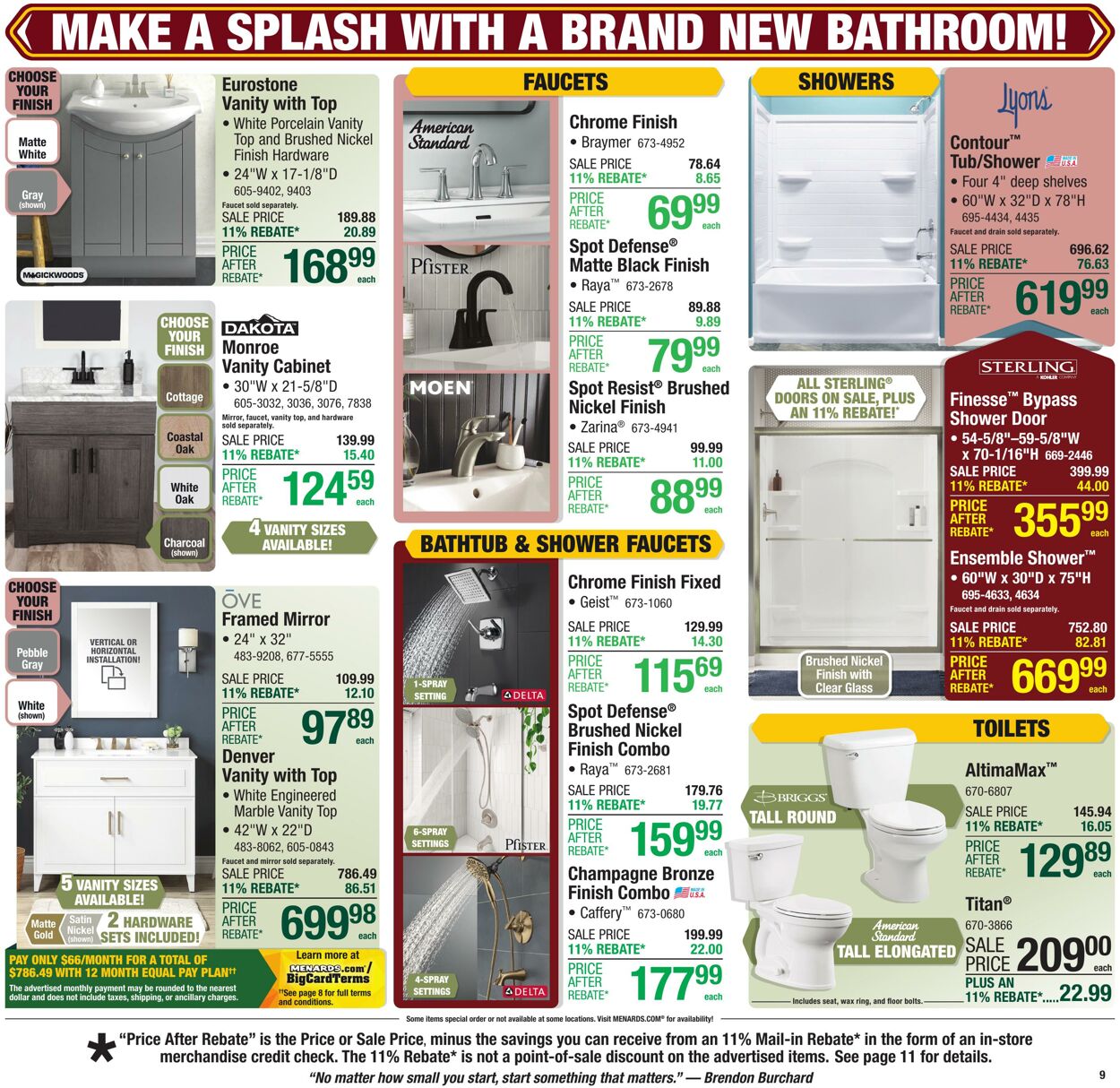 Catalogue Menards from 09/24/2025