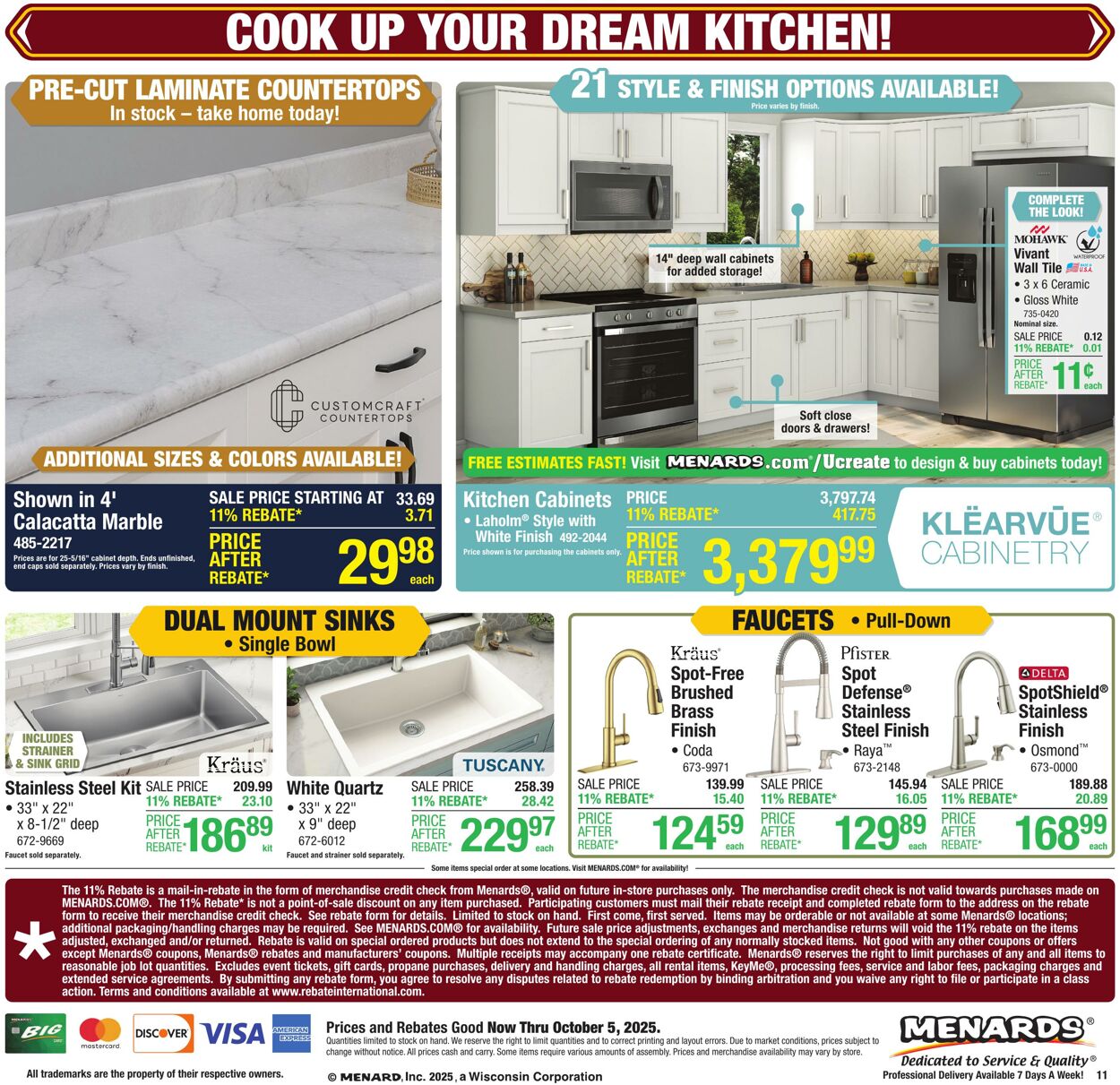 Catalogue Menards from 09/24/2025