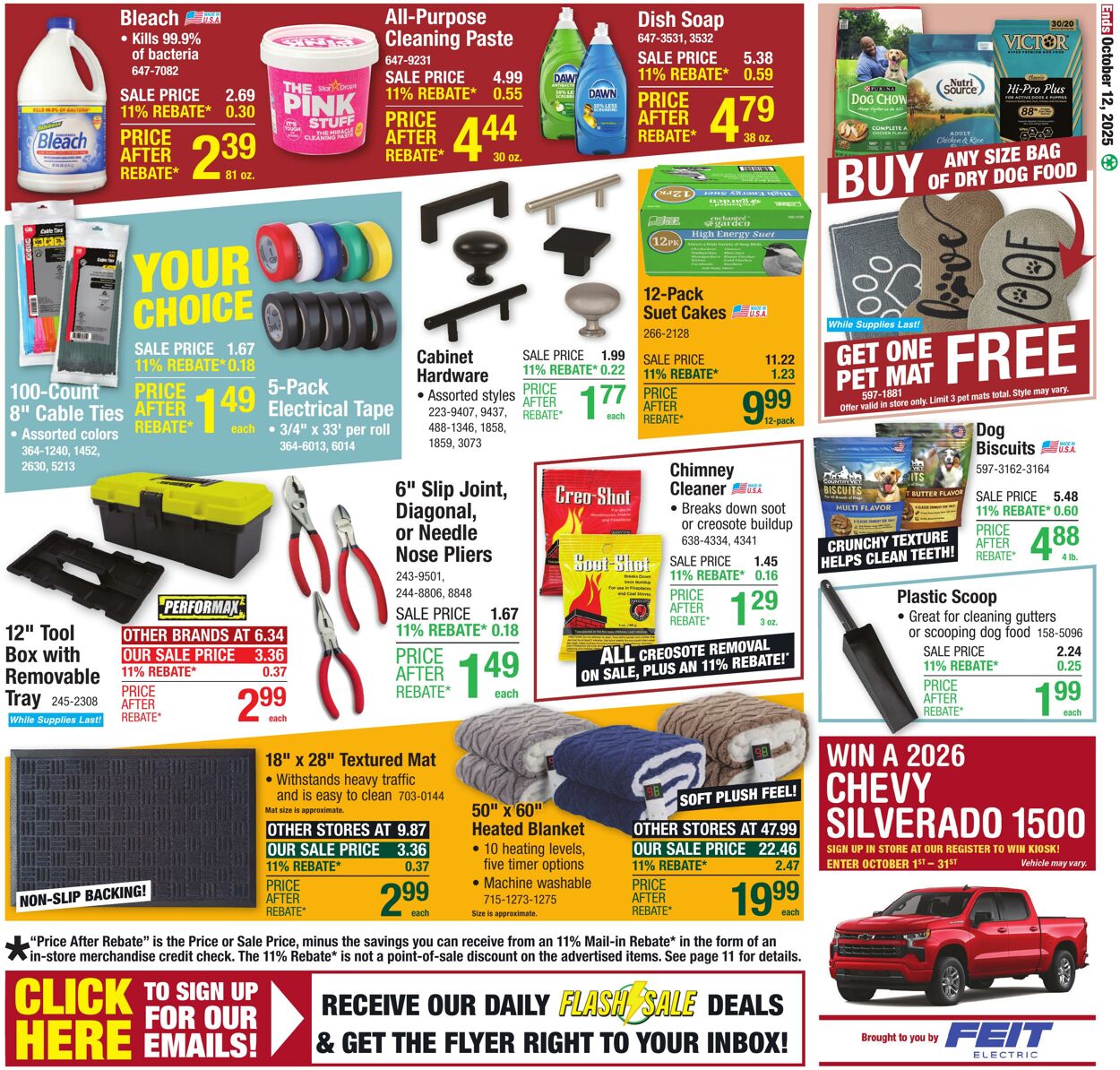 Catalogue Menards from 10/01/2025