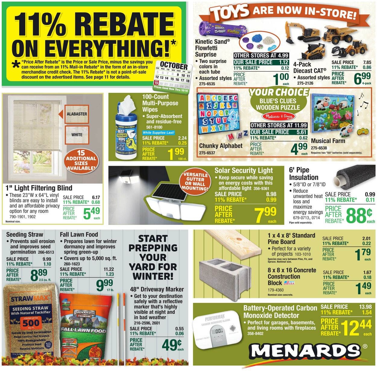 Catalogue Menards from 10/08/2025