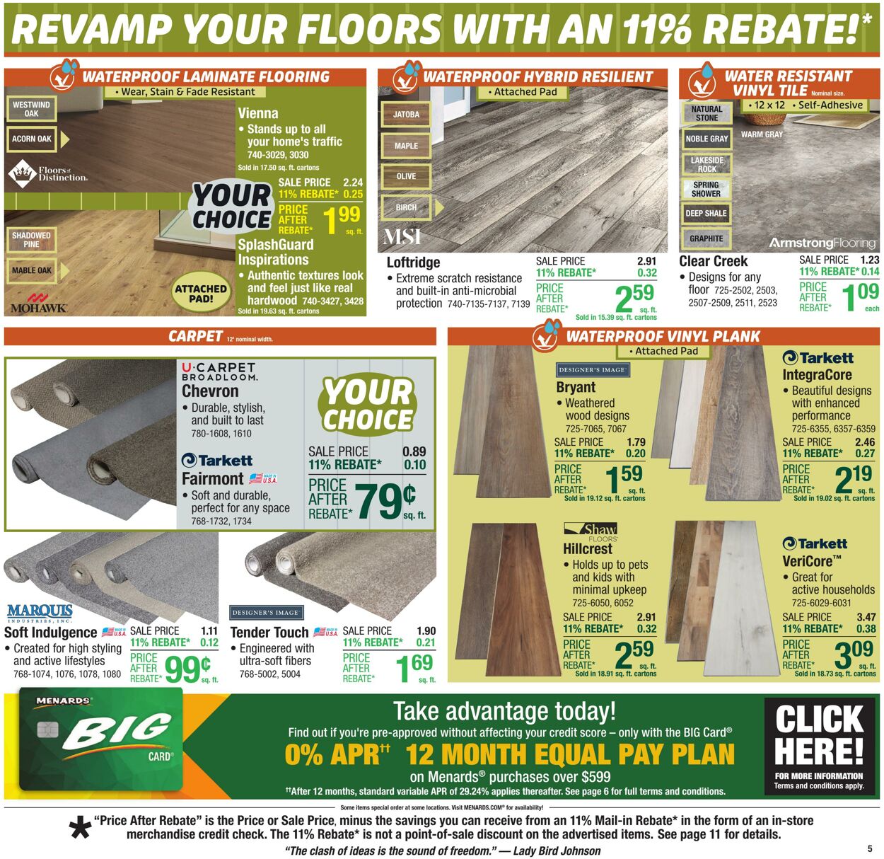 Catalogue Menards from 10/08/2025