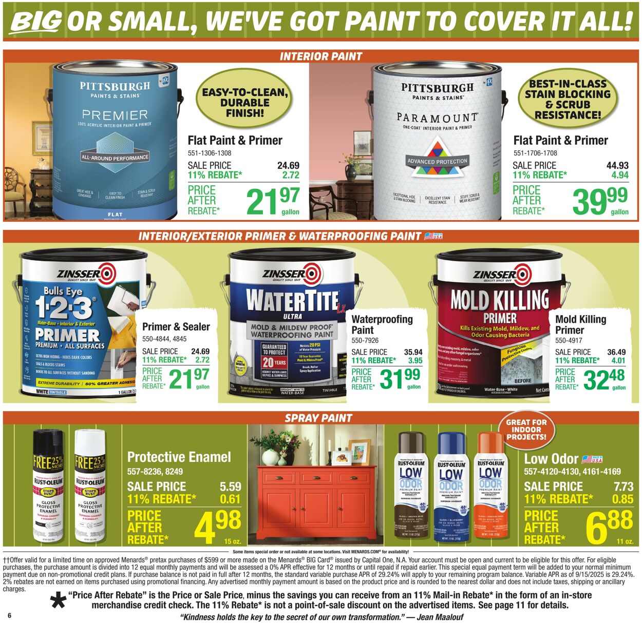 Catalogue Menards from 10/08/2025
