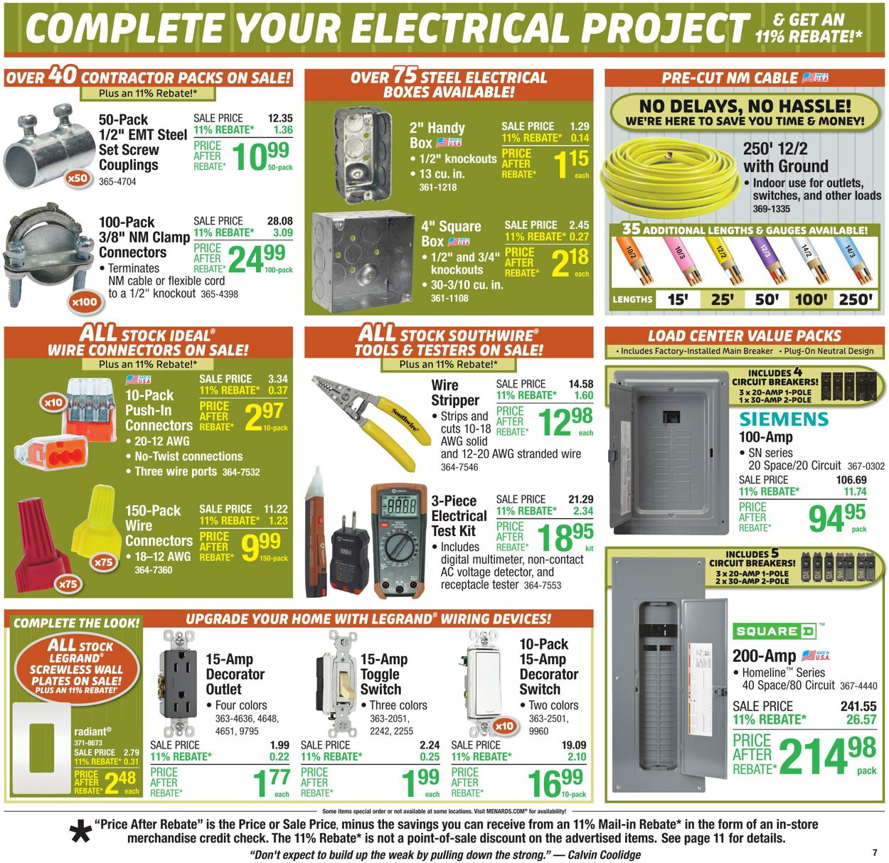Catalogue Menards from 10/08/2025