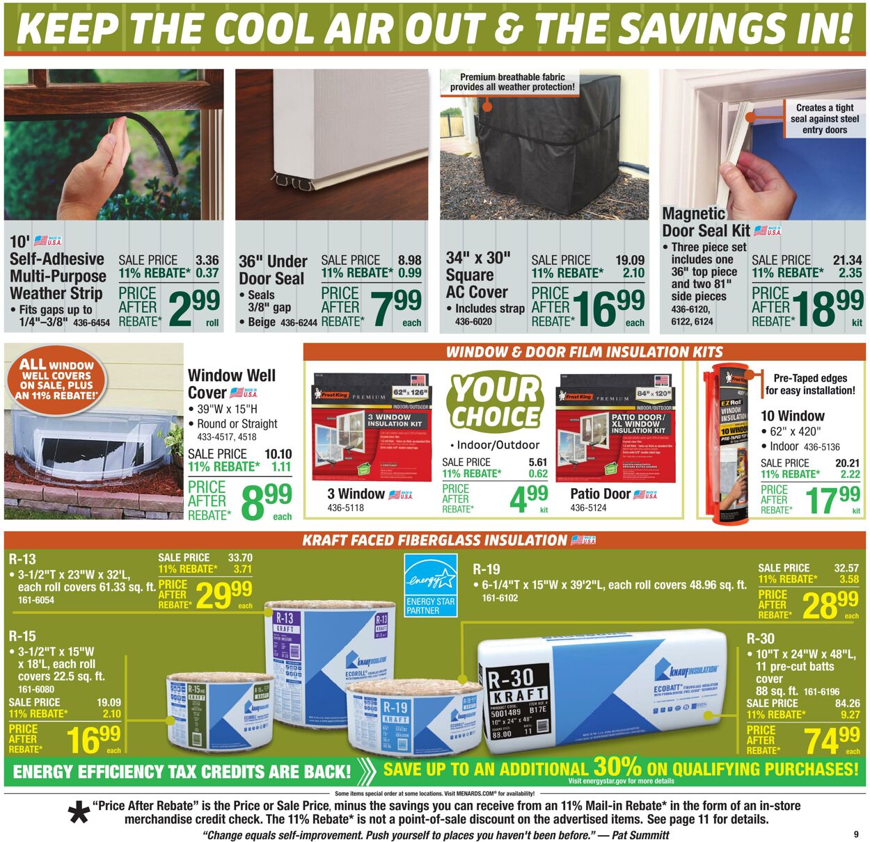 Catalogue Menards from 10/08/2025