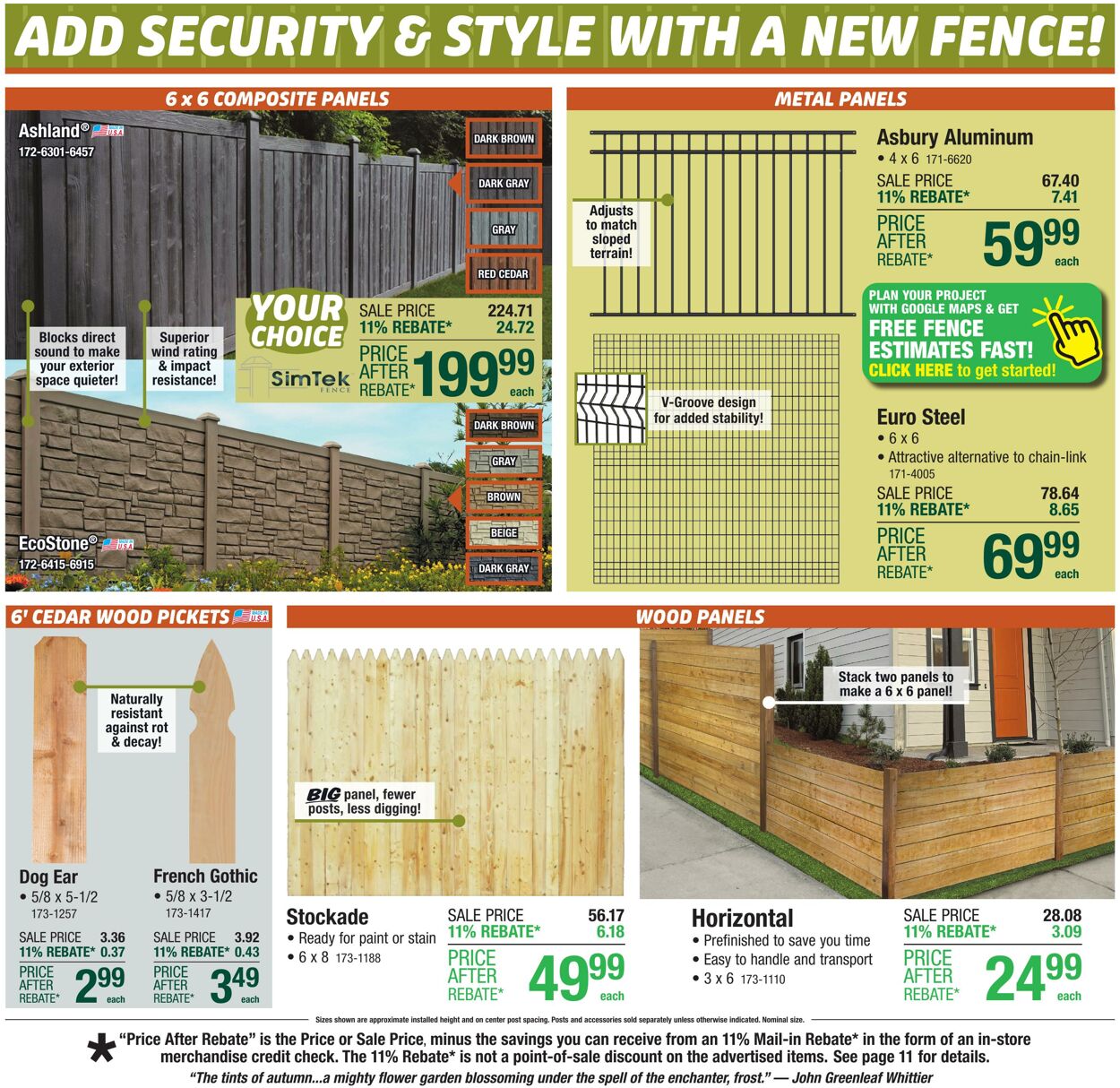 Catalogue Menards from 10/08/2025
