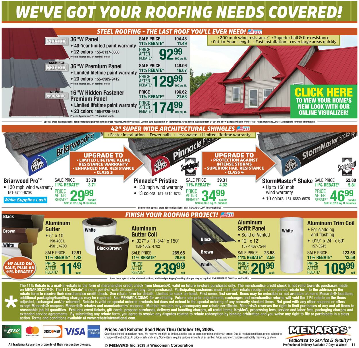 Catalogue Menards from 10/08/2025