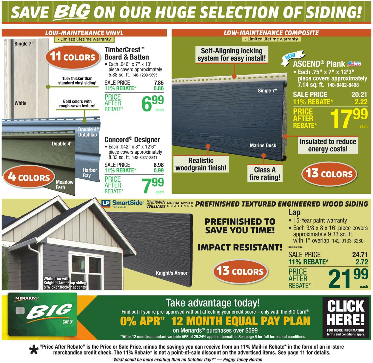 Catalogue Menards from 10/08/2025